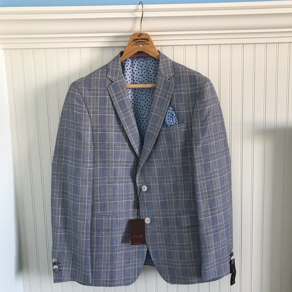 Sand Copenhagen Plaid blazer